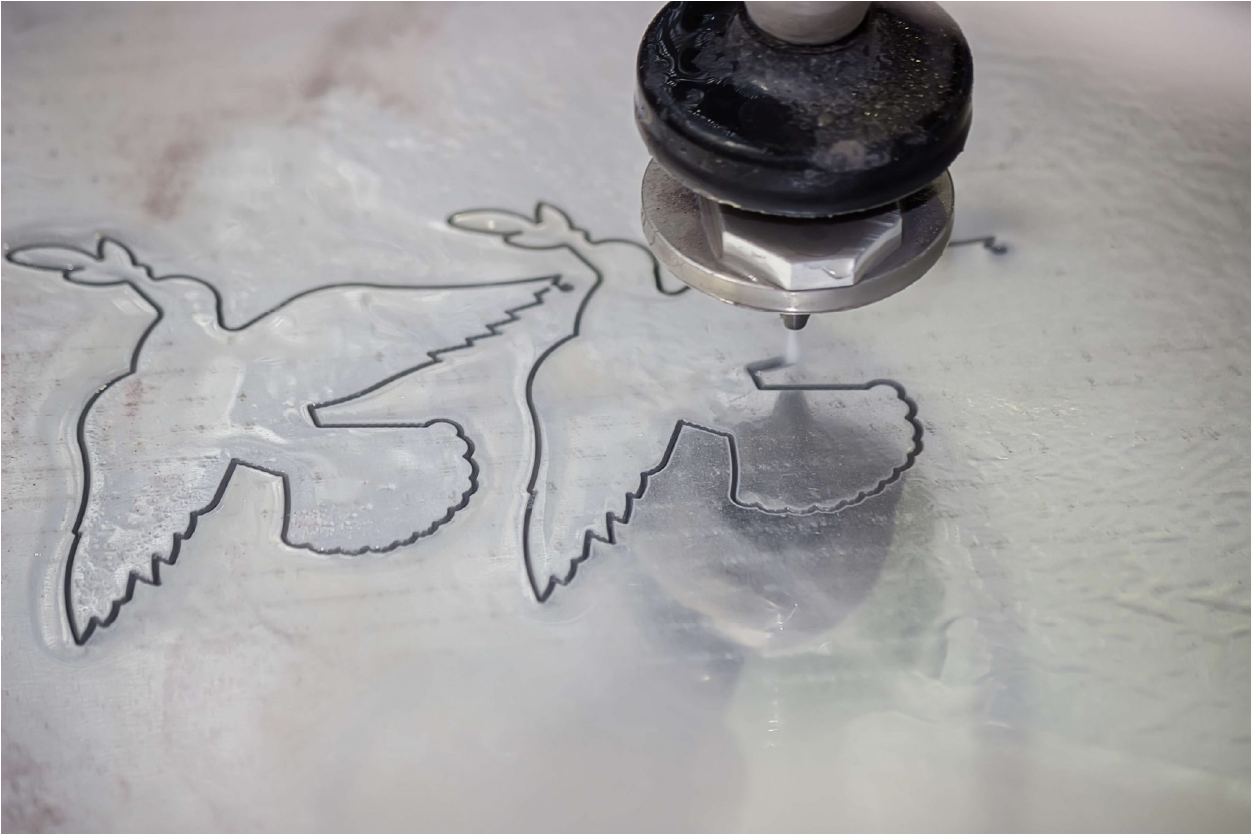 Sheet metal fabrication - cutting doves