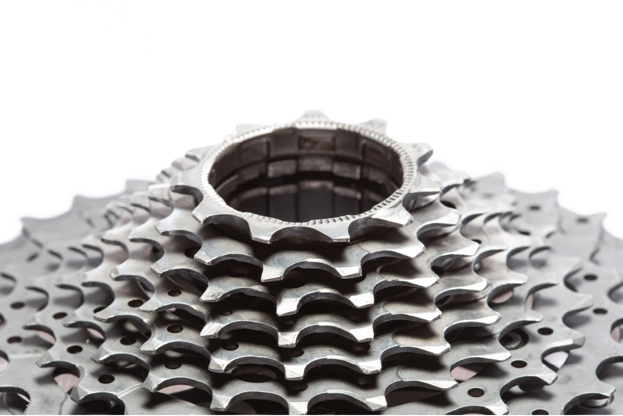 Titanium bicycle gears