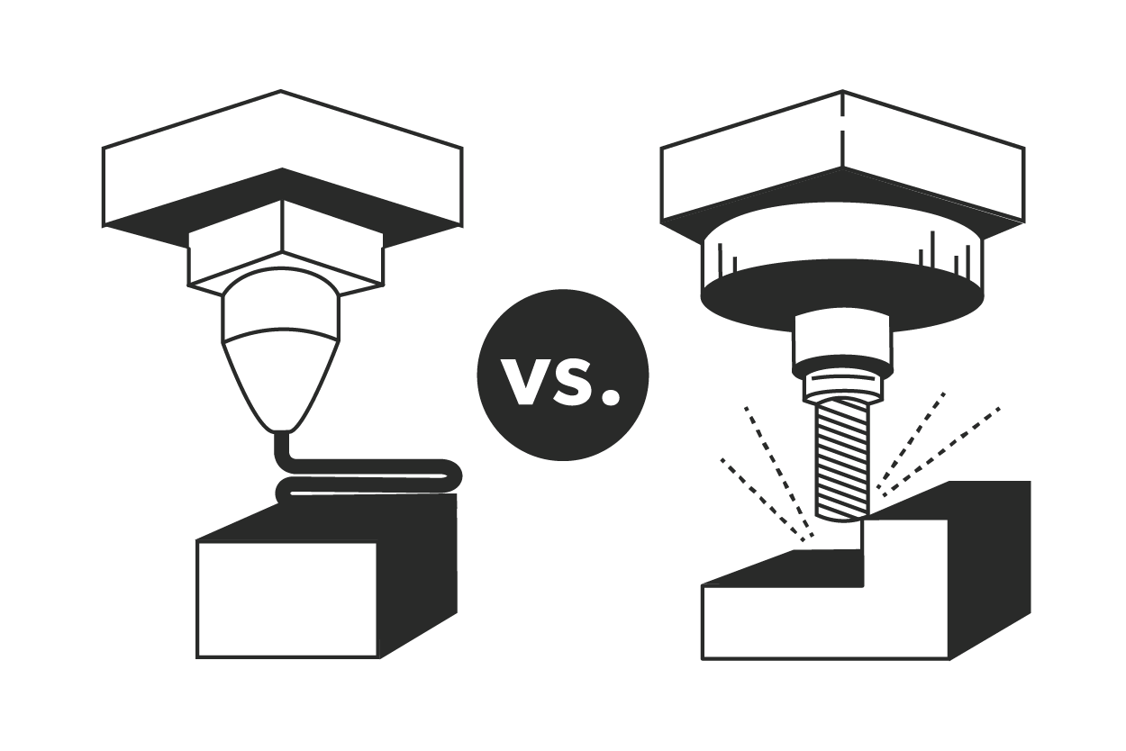 AM vs. Subtractive Manufacturing