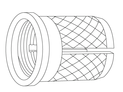 Press Fit Inserts - hardware insert illustrations