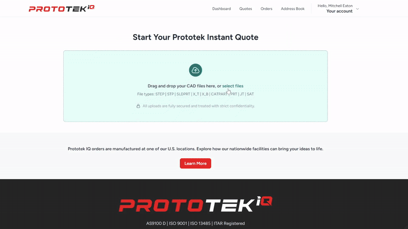 Prototek IQ Sheet Metal GIF