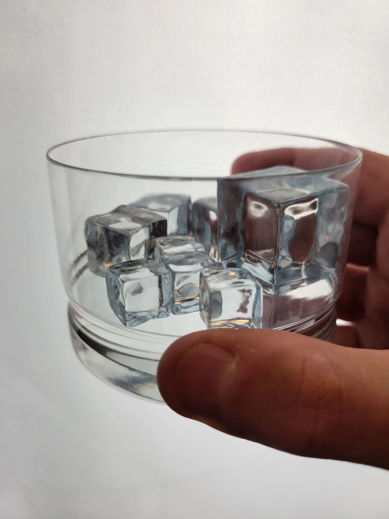 Clear:Translucent 3D printed glass and ice cubes