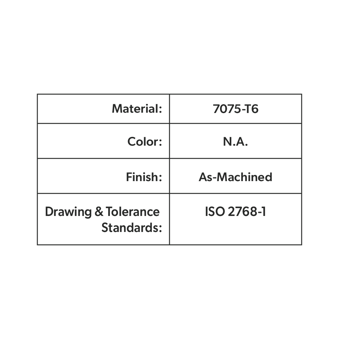 CAD Drawing Callout for As Machined